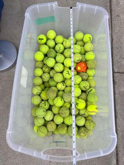 Large Lot of Used Tennis Balls
