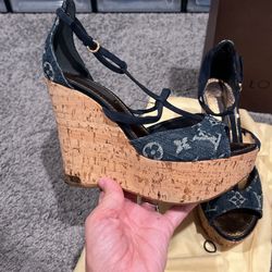 Louis Vuitton Jean Wedges