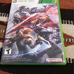 Like New XBox 360 Soul Calibur V Video Game 