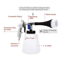 ☆ Brand NEW Car Air Pulse High Pressure Cleaner Gun Tornado Washer Surface Interior Exterior Pressure Washer