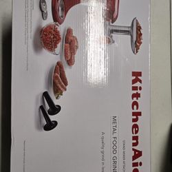 KitchenAid Metal Food Grinder Attachment, KSMMGA