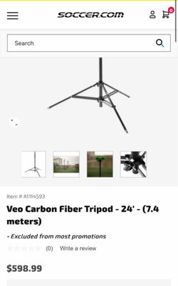 24’ VEO manfrotto tripod