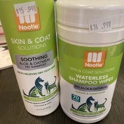 Nootie Pet Shampoo And Wipes For Dogs Or Cats