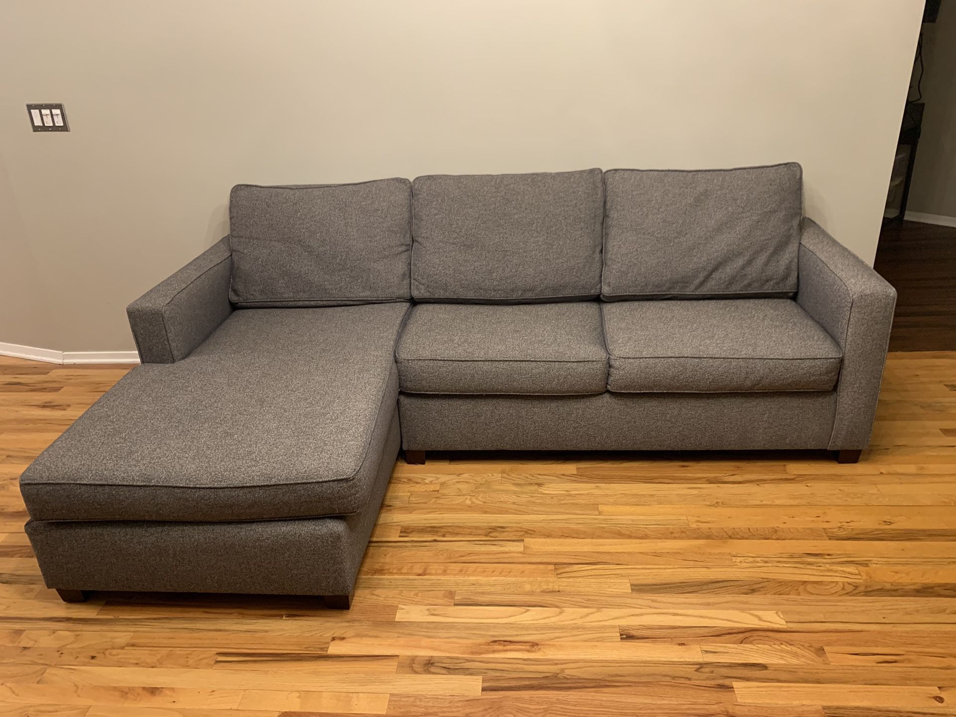 West Elm Henry Sectional Sofa - 2 Piece Chaise