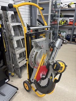 DEWALT 12-Inch Sliding Compound Miter Saw, Double Bevel with DEWALT Miter Saw Stand with Wheels