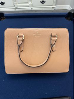Kate Spade purse in Tan and gold