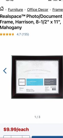 Photo/ document frames