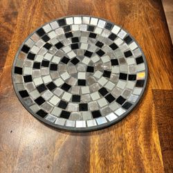 Vintage  mosaic candle holder