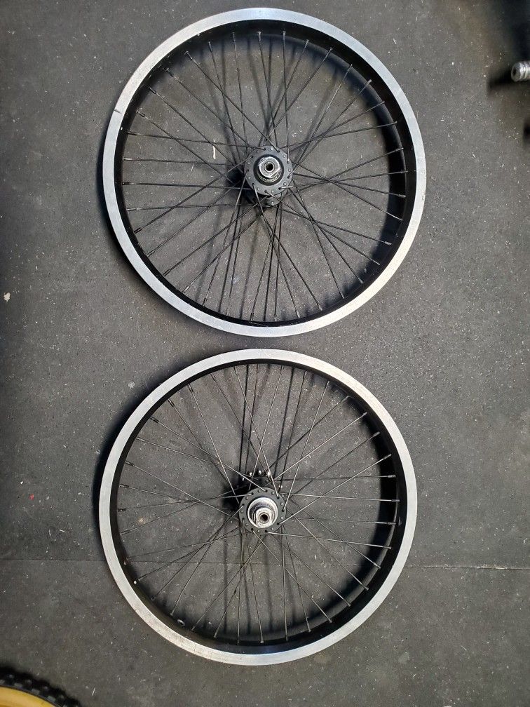 20 Inch AtomLab Doublewall Bmx Wheels With Female Hubs