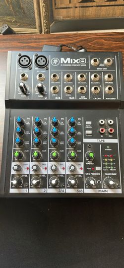 Mackie Mix8 8Ch Compact Stereo Mixer In New Condition