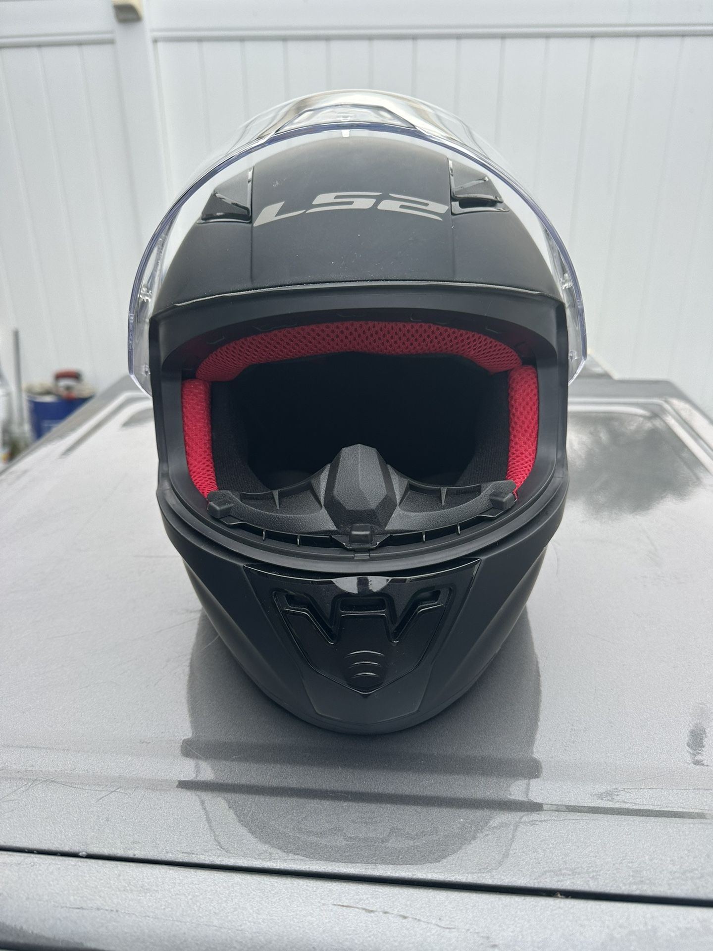 Women’s Medium Black/Red LS2 FF328 Stream Helmet