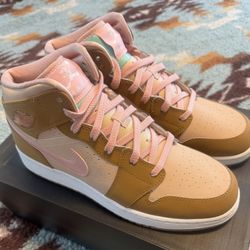 Nike Air Jordan 1 Size 8Y Mid GG Lola Bunny Hares DS New 724072-730