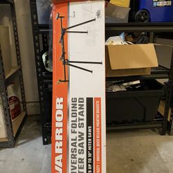Warrior folding mitter saw stand 