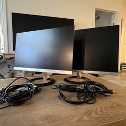 2 MONITORS ASUS V7229H 21.5" Full HD Monitor - Great Condition - $130 for both or best offer