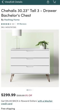 Chehalis 3 drawer bachelor's chest deals