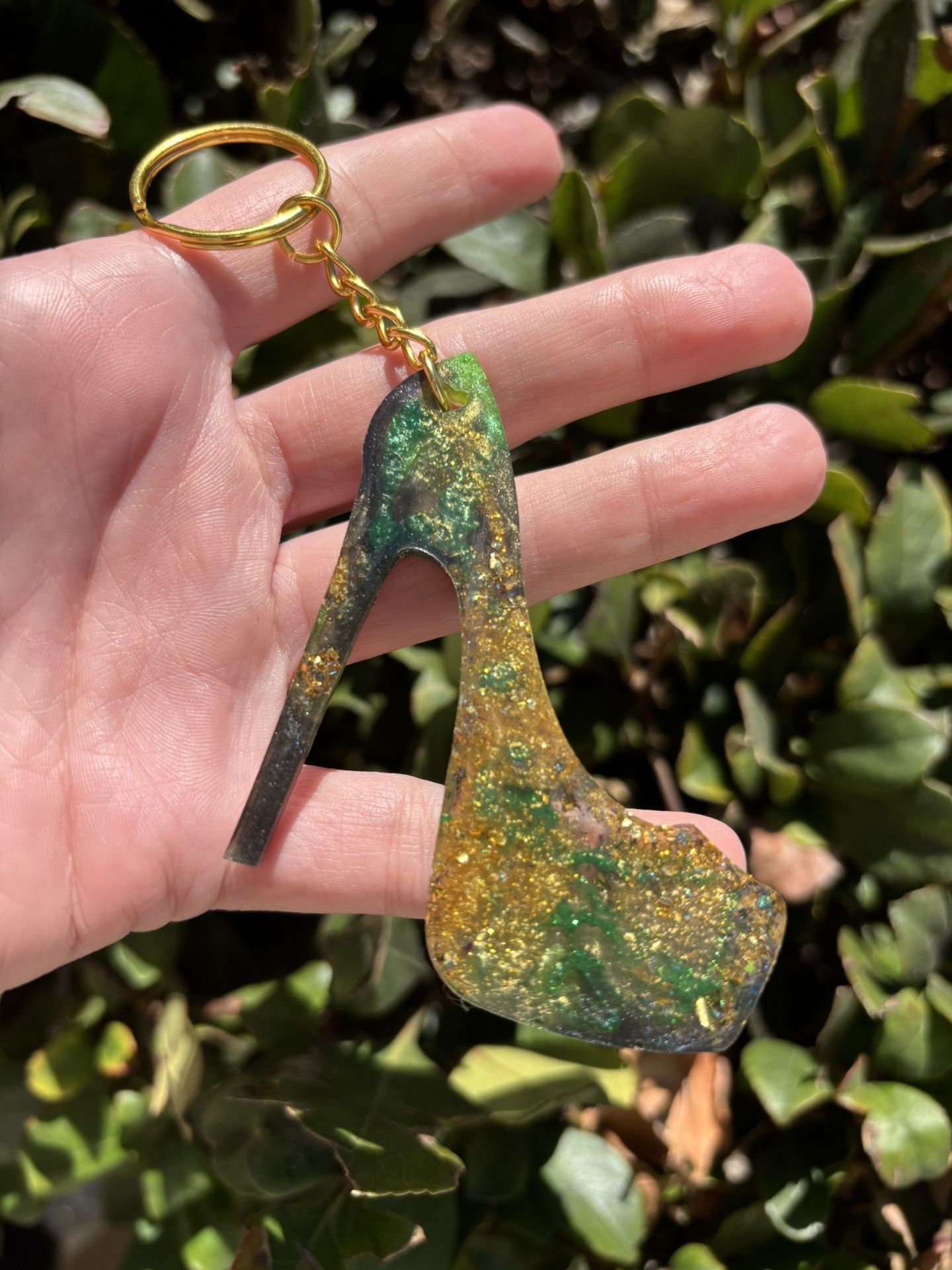 Green High heel Keychain