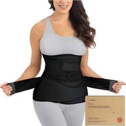 3 in 1 Postpartum Belly Band, XL, Waist 36"-45"