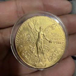 1927 Centenario Gold Coin