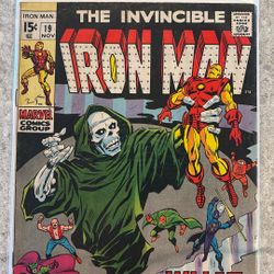 Iron Man #19  Midas Madame Masque Happy Hogan Death (Nov 1969 Marvel)