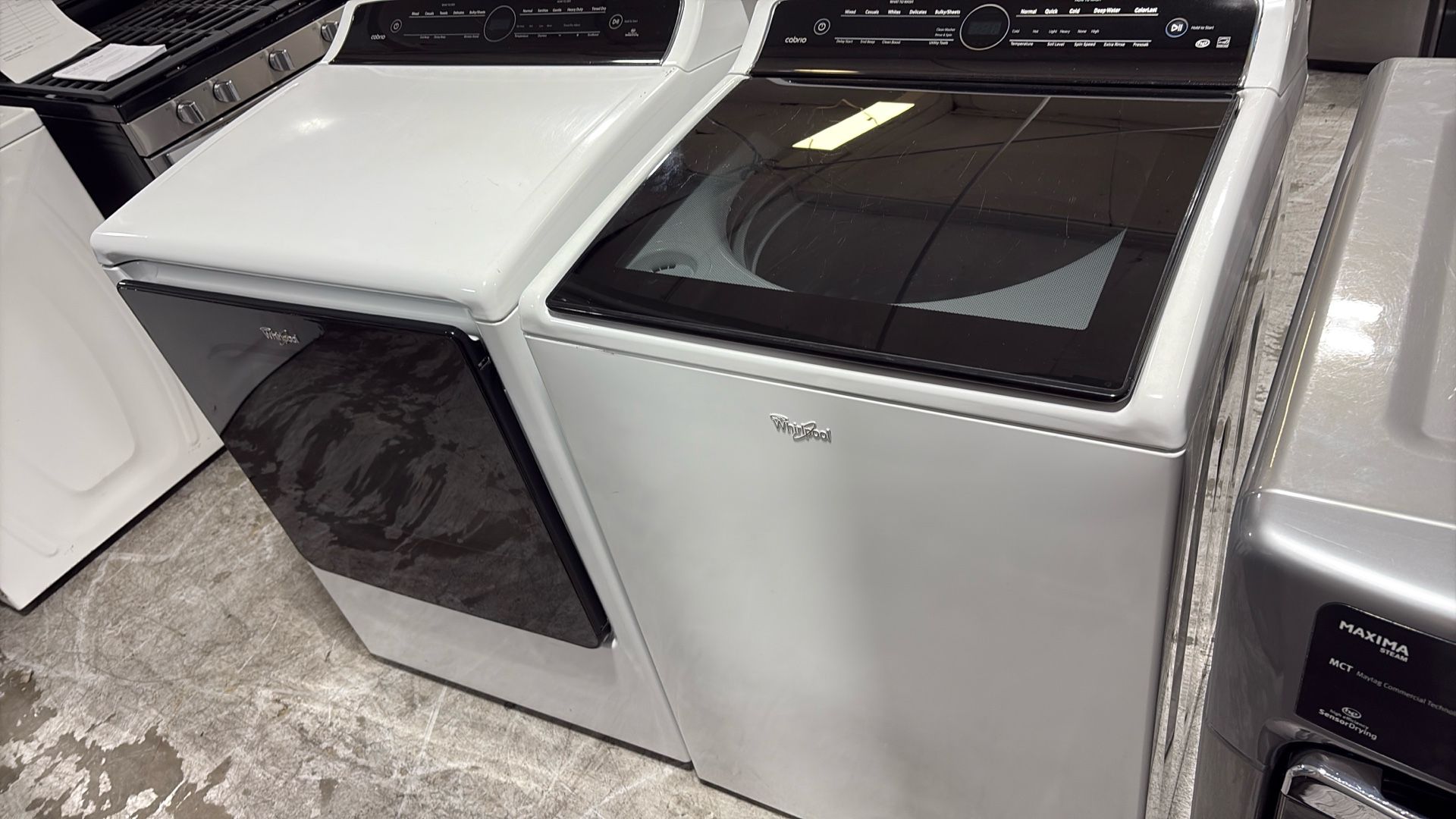 Whirlpool Topload Washer Electric Dryer