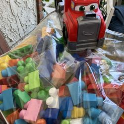 Giant Amount Of Mega Blocks Building Toys