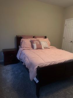 Bedroom Furniture (2 Queen Beds & 1 Crib)