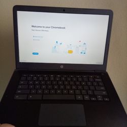 Hp Laptop Touchscreen Chromebook 14" Working Great Google Chrome Os, Not A Windows Laptop, Charger  Included