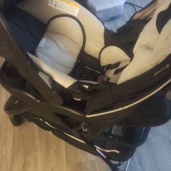Like new travel system stroller and car seat