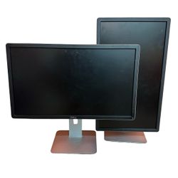 Pair of Dell 24” P2414Hb IPS Monitors with Stands
