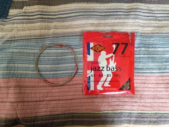 Bass guitar strings - flatwound