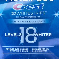 Level 18 Crest 3D Whitening Strips