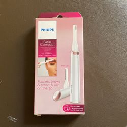 Brand new Philips SatinCompact Women's Precision Trimmer, Instant Hair Removal for Face