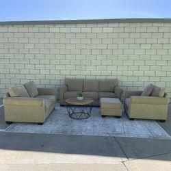 *Free Delivery* Living Spaces Couch Sofa Loveseat Chair Ottoman