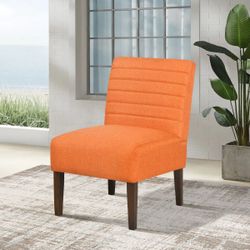Modern Accent Chair ( Blue & Orange )