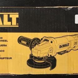 DeWalt DWE402W 4-1/2” Paddle Switch Small Angle Grinder With Wheel