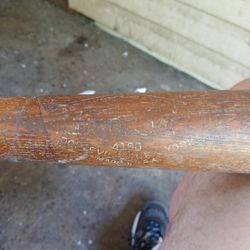 N.Y. Baseball Bat ???  Sold For Sure K.