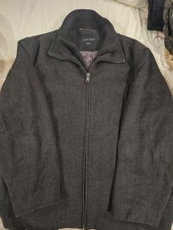Men Calvin Klein Black Jacket 