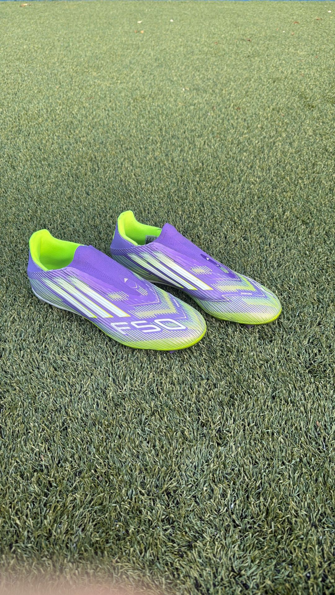 adidas Men's F50 Elite Laceless Firm Ground Soccer Cleats