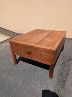Mid Century Walnut Side Table, c1960s