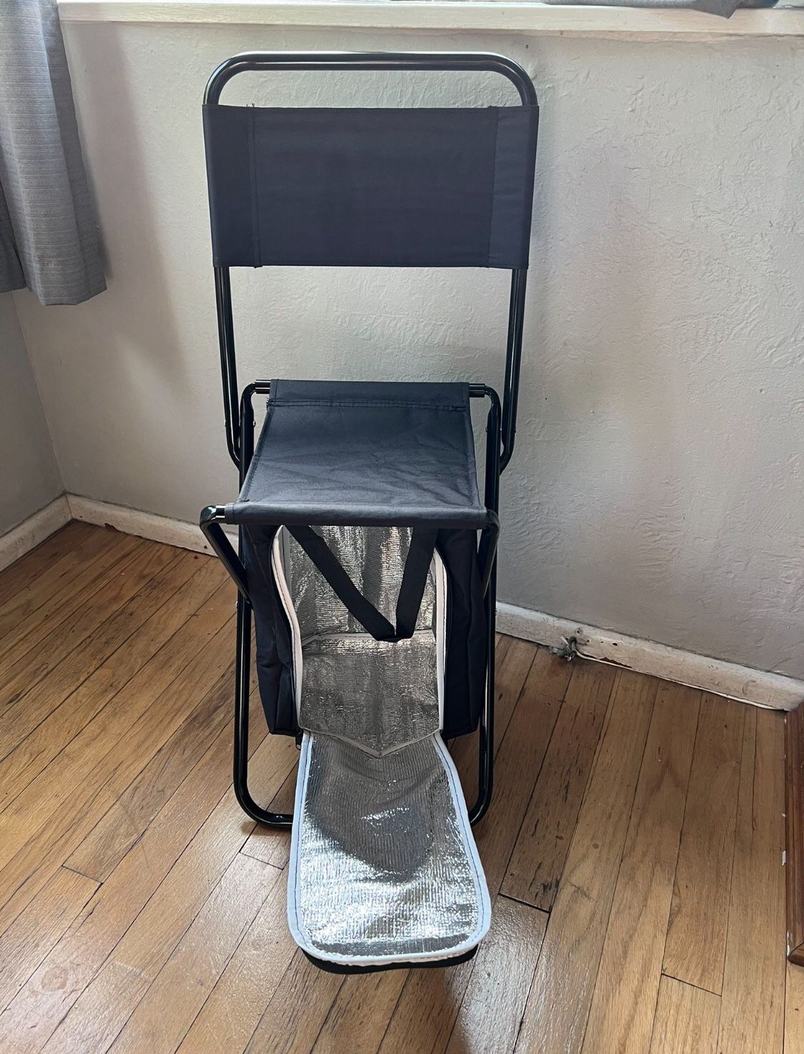 Brand New Folding Cooler Chair Holds 24 Cans