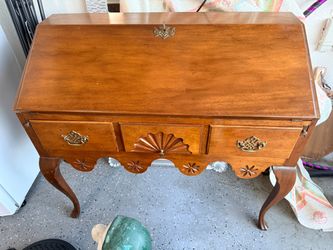 Baker Queen Anne drop front secretary