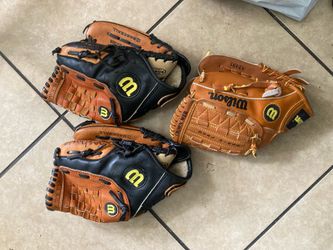 Wilson baseball Gloves 11-1/2 inch & 11 inch