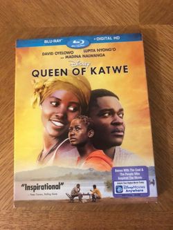 Queen of Katwe Disney Blu ray with SLIPCOVER Lupita Nyong'o David Oyelowo movie