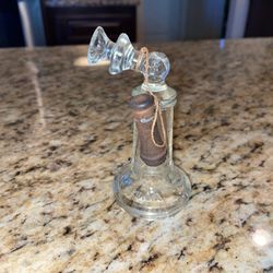Antique Glass Phone Candy Jar Cover