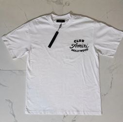 Amiri Club Hollywood T-Shirt – White