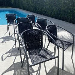 Outdoor Black Chairs