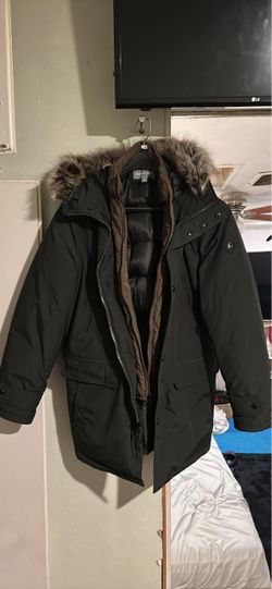 Michael Kors Faux Fur Trim Parka