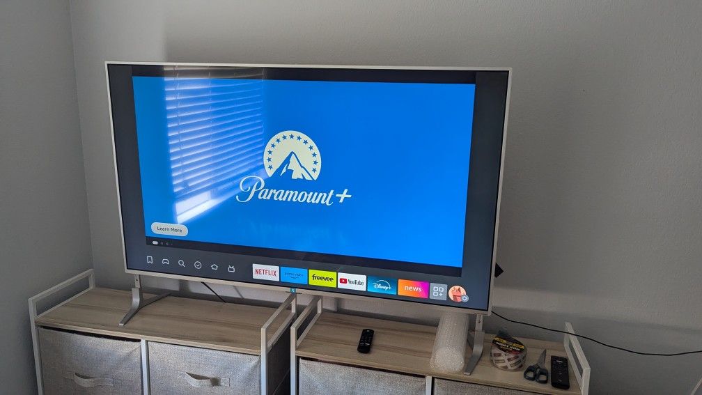 55 Inch 4k Flat screen W/ External Roku $175