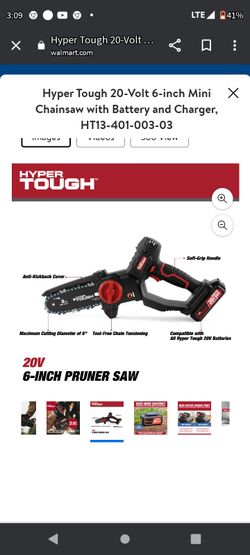 Hyper tough online 20 volt chainsaw