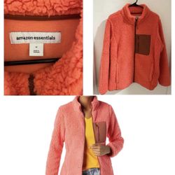 New Women’s Sherpa Long Sleeve Jacket Size XL(cash & Pick Up Only)